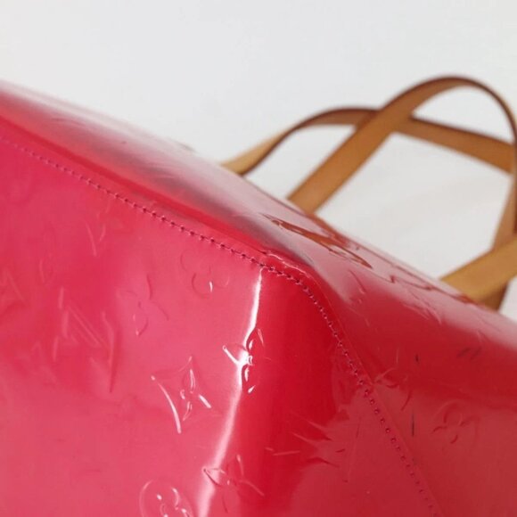 LOUIS VUITTON Monogram Vernis Bellevue PM Hand Bag Rose Pop M93669 Auth 143327 - Picture 3 of 16